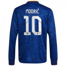 Real Madrid Luka Modrić 10 Borta Fotbollströja 2021-2022 Långärmad