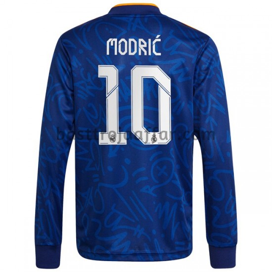 Real Madrid Luka Modrić 10 Borta Fotbollströja 2021-2022 Långärmad