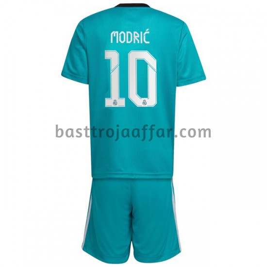 Real Madrid Luka Modrić 10 Barn Tredje Fotbollströja 2021-2022 Kortärmad