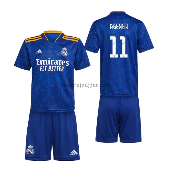 Real Madrid Marco Asensio 11 Barn Borta Fotbollströja 2021-2022 Kortärmad