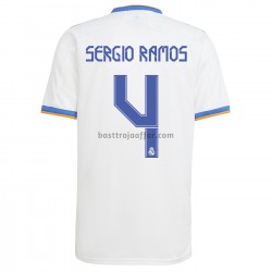 Real Madrid Sergio Ramos 4 Hemma Fotbollströja 2021-2022 Kortärmad