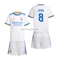 Real Madrid Toni Kroos 8 Barn Hemma Fotbollströja 2021-2022 Kortärmad Real Madrid Toni Kroos 8 Barn Hemma Fotbollströja 2021-2022 Kortärmad