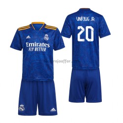 Real Madrid Vinicius Junior 20 Barn Borta Fotbollströja 2021-2022 Kortärmad Real Madrid Vinicius Junior 20 Barn Borta Fotbollströja 2021-2022 Kortärmad