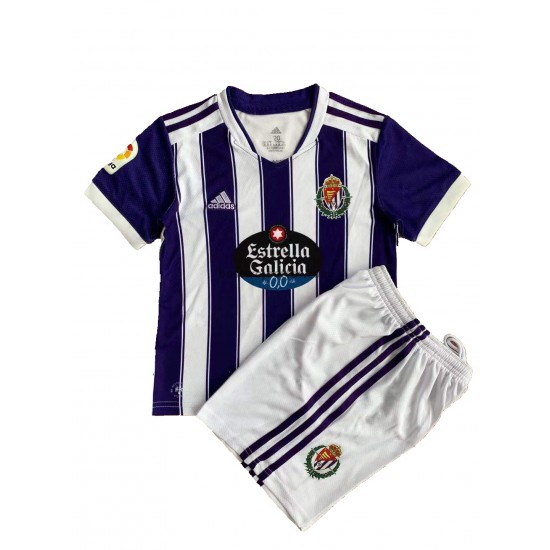 Real Valladolid Barn Hemma Fotbollströja 2021-2022 Kortärmad