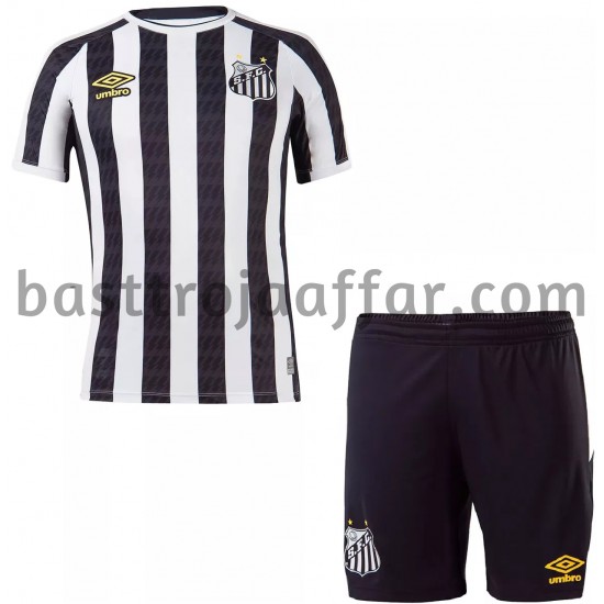 Santos FC Barn Borta Fotbollströja 2021-2022 Kortärmad