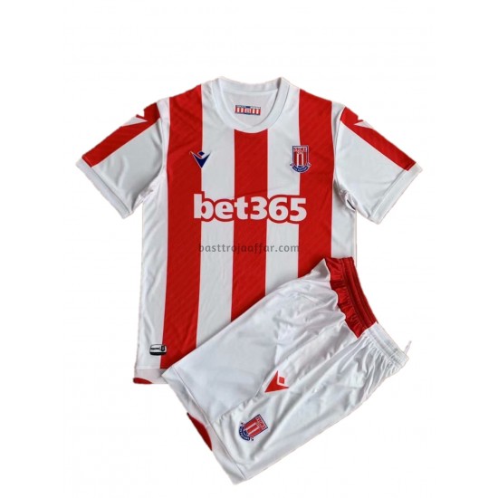 Stoke City Barn Hemma Fotbollströja 2021-2022 Kortärmad