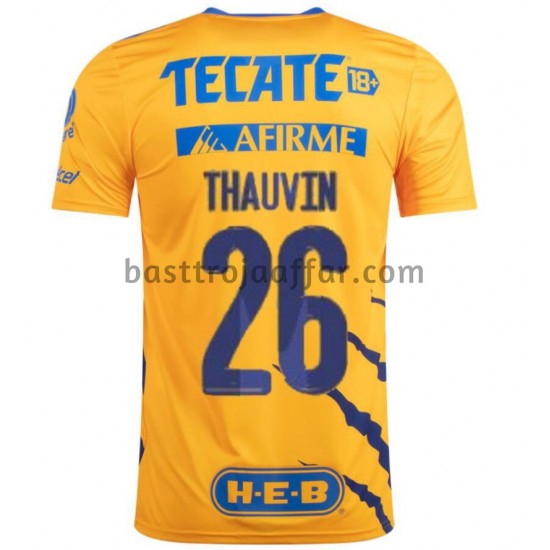 Tigres UANL Florian Thauvin 26 Hemma Fotbollströja 2021-2022 Kortärmad