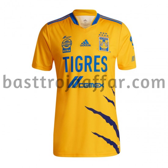 Tigres UANL Hemma Fotbollströja 2021-2022 Kortärmad
