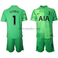 Tottenham Hotspur Hugo Lloris 1 Målvakt Barn Hemma Fotbollströja 2021-2022 Kortärmad