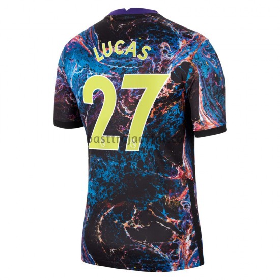 Tottenham Hotspur Lucas Moura 27 Borta Fotbollströja 2021-2022 Kortärmad
