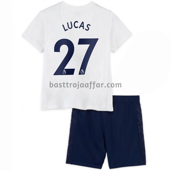 Tottenham Hotspur Lucas Moura 27 Barn Hemma Fotbollströja 2021-2022 Kortärmad