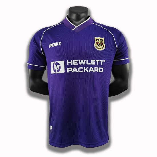 Tottenham Hotspur Retro Borta Fotbollströja 1998 Kortärmad