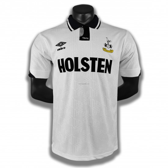 Tottenham Hotspur Retro Hemma Fotbollströja 1990 Kortärmad