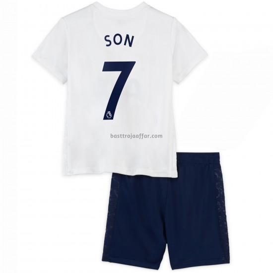 Tottenham Hotspur Son Heung-min 7 Barn Hemma Fotbollströja 2021-2022 Kortärmad