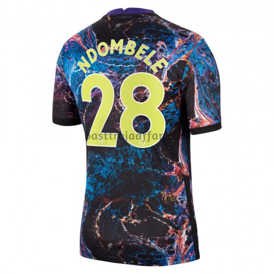 Tottenham Hotspur Tanguy Ndombele 28 Borta Fotbollströja 2021-2022 Kortärmad