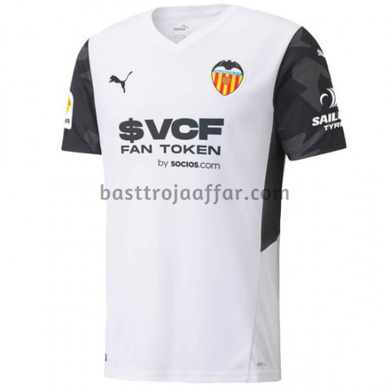 Valencia CF Hemma Fotbollströja 2021-2022 Kortärmad