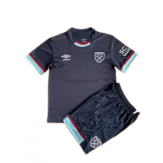 West Ham United Barn Tredje Fotbollströja 2021-2022 Kortärmad
