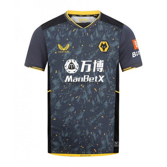 Wolverhampton Wanderers Borta Fotbollströja 2021-2022 Kortärmad