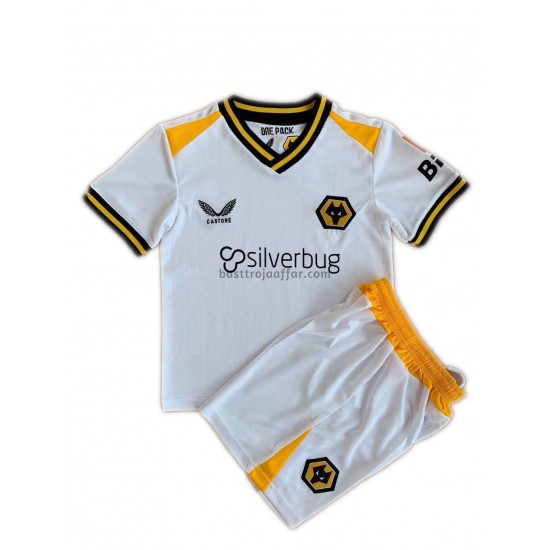 Wolverhampton Wanderers Barn Tredje Fotbollströja 2021-2022 Kortärmad