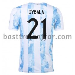 Argentina Dybala 21 Hemma Fotbollströja 2021 Kortärmad