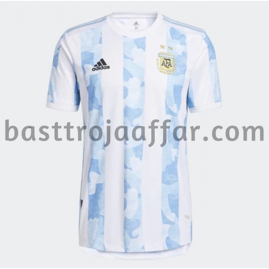 Argentina Hemma Fotbollströja 2021 Kortärmad