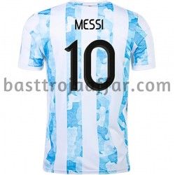 Argentina Lionel Messi 10 Hemma Fotbollströja 2021 Kortärmad