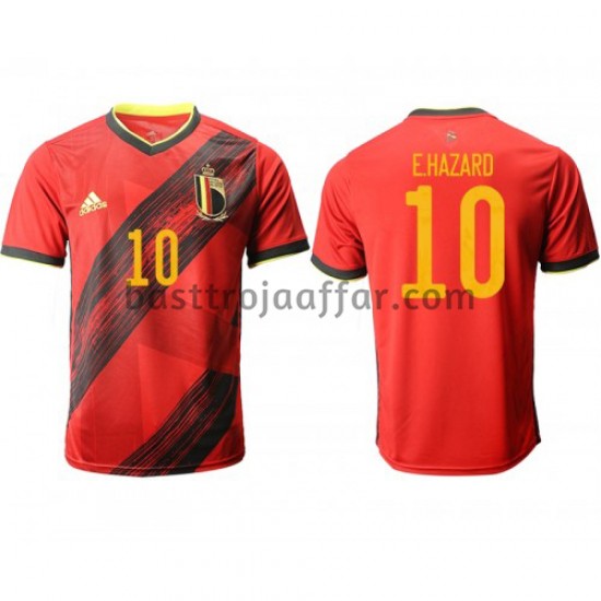 Belgien E.Hazard 10 Hemma Fotbollströja EM 2020 Kortärmad