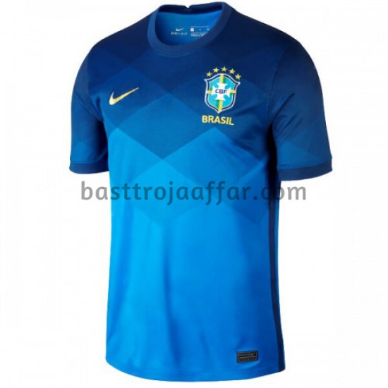 Brasilien Borta Fotbollströja 2020-2021 Kortärmad