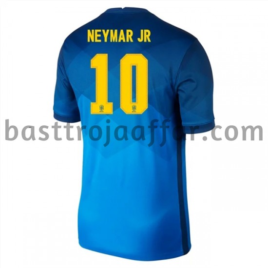 Brasilien Neymar JR 10 Borta Fotbollströja 2020-2021 Kortärmad