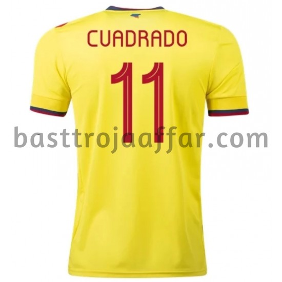 Colombia Cuadrado 11 Hemma Fotbollströja 2020-2021 Kortärmad