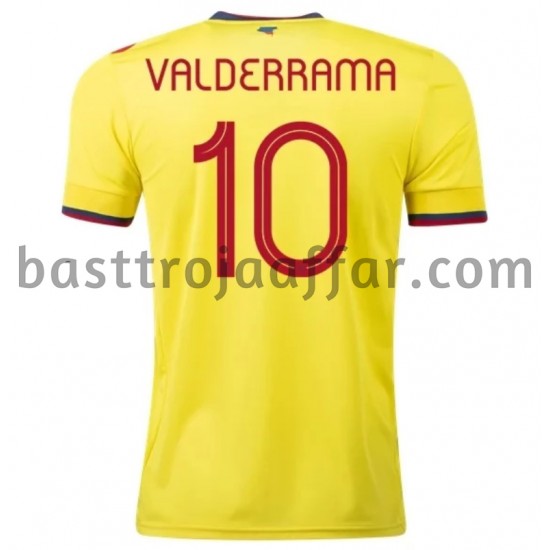 Colombia Valderrama 10 Hemma Fotbollströja 2020-2021 Kortärmad