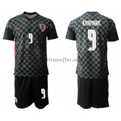 Kroatien Andrej Kramaric 9 Barn Borta Fotbollströja EM 2020 Kortärmad Kroatien Andrej Kramaric 9 Barn Borta Fotbollströja EM 2020 Kortärmad
