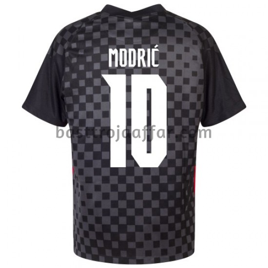 Kroatien Luka Modrić 10 Borta Fotbollströja EM 2020 Kortärmad