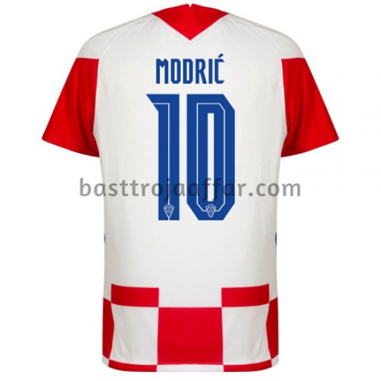 Kroatien Luka Modrić 10 Hemma Fotbollströja EM 2020 Kortärmad