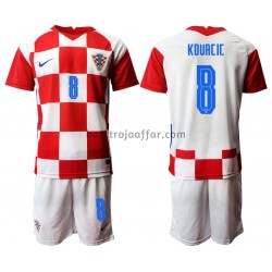Kroatien Mateo Kovacic 8 Barn Hemma Fotbollströja EM 2020 Kortärmad Kroatien Mateo Kovacic 8 Barn Hemma Fotbollströja EM 2020 Kortärmad