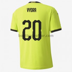 Tjeckien Matej Vydra 20 Borta Fotbollströja EM 2020 Kortärmad