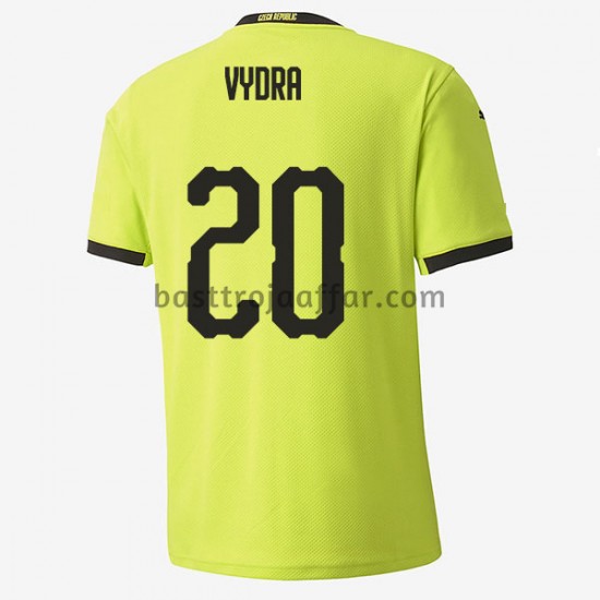 Tjeckien Matej Vydra 20 Borta Fotbollströja EM 2020 Kortärmad