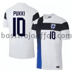Finland Teemu Pukki 10 Hemma Fotbollströja EM 2020 Kortärmad Finland Teemu Pukki 10 Hemma Fotbollströja EM 2020 Kortärmad