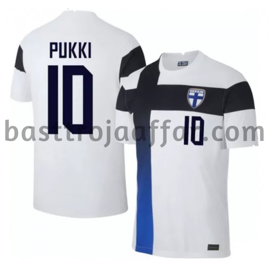 Finland Teemu Pukki 10 Hemma Fotbollströja EM 2020 Kortärmad