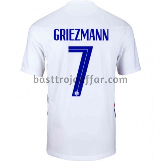 Frankrike Antoine Griezmann 7 Borta Fotbollströja EM 2020 Kortärmad