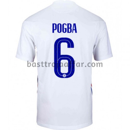 Frankrike Paul Pogba 6 Borta Fotbollströja EM 2020 Kortärmad