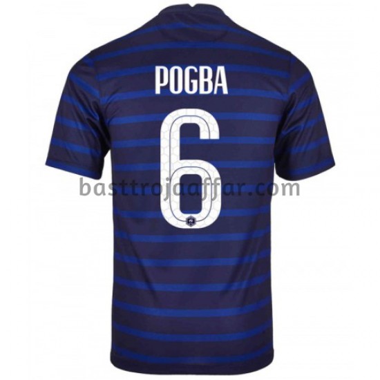 Frankrike Paul Pogba 6 Hemma Fotbollströja EM 2020 Kortärmad