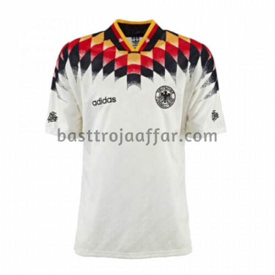 Tyskland Retro Hemma Fotbollströja 1994 Kortärmad