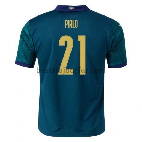 Italien Andrea Pirlo 21 Tredje Fotbollströja EM 2020 Kortärmad