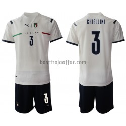 Italien Giorgio Chiellini 3 Barn Borta Fotbollströja 2021-2022 Kortärmad