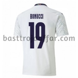 Italien Leonardo Bonucci 19 Borta Fotbollströja EM 2020 Kortärmad
