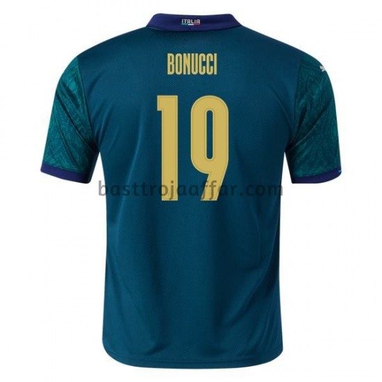 Italien Leonardo Bonucci 19 Tredje Fotbollströja EM 2020 Kortärmad
