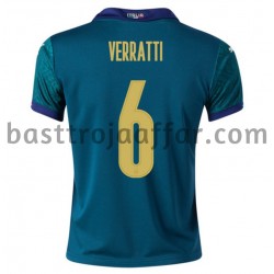 Italien Verratti 6 Tredje Fotbollströja EM 2020 Kortärmad