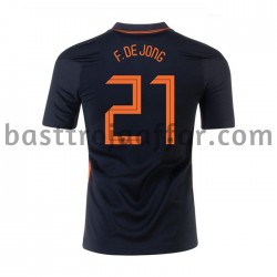 Nederländerna Frenkie de Jong 21 Borta Fotbollströja EM 2020 Kortärmad