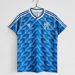 Nederländerna Retro Borta Fotbollströja 1988 Kortärmad
